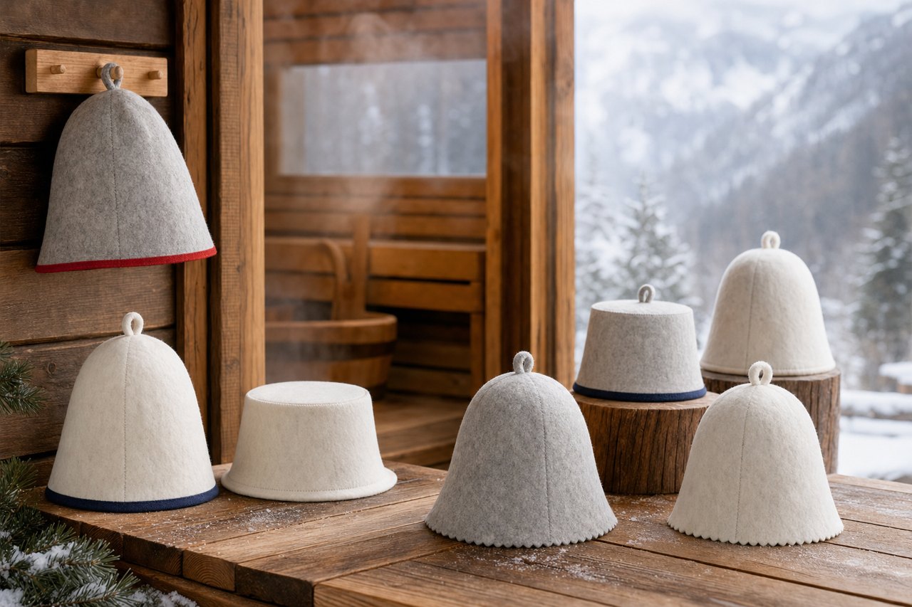 Sauna Hats in Outdoor Winter Saunas: Hot Head, Freezing Air